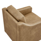 Modway Liora Vegan Leather Swivel Armchair