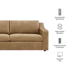Modway Liora 87 Inch Vegan Leather Sofa