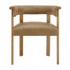 Modway Imogen Premium Vegan Leather Barrel Dining Chairs Set of 2