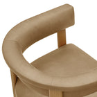 Modway Imogen Premium Vegan Leather Barrel Dining Chairs Set of 2