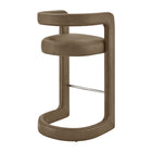 Modway Winslow Premium Vegan Leather Bar Stool Set of 2