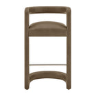Modway Winslow Premium Vegan Leather Bar Stool Set of 2