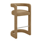 Modway Winslow Premium Vegan Leather Bar Stool Set of 2