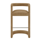 Modway Winslow Premium Vegan Leather Bar Stool Set of 2