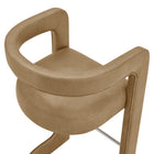 Modway Winslow Premium Vegan Leather Bar Stool Set of 2