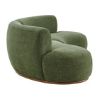 Modway Rialta 2 Piece Curved Slub Weave Fabric Sectional Sofa
