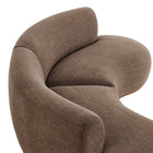 Modway Rialta 2 Piece Curved Slub Weave Fabric Sectional Sofa