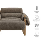 Modway Sorelle Upholstered Fabric Sling Lounge Chair