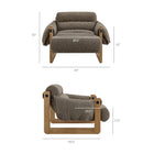 Modway Sorelle Upholstered Fabric Sling Lounge Chair