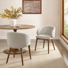 Modway Anelle Upholstered Fabric Dining Chairs Set of 2