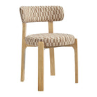Modway Marsha Retro Upholstered Fabric Dining Chairs Set of 2