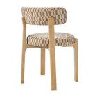 Modway Marsha Retro Upholstered Fabric Dining Chairs Set of 2
