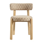 Modway Marsha Retro Upholstered Fabric Dining Chairs Set of 2