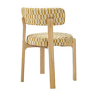Modway Marsha Retro Upholstered Fabric Dining Chairs Set of 2