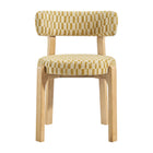 Modway Marsha Retro Upholstered Fabric Dining Chairs Set of 2