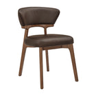 Modway Daphne Vegan Leather Dining Chairs Set of 2