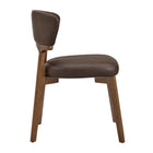 Modway Daphne Vegan Leather Dining Chairs Set of 2