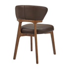 Modway Daphne Vegan Leather Dining Chairs Set of 2
