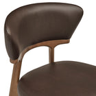 Modway Daphne Vegan Leather Dining Chairs Set of 2