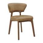 Modway Daphne Vegan Leather Dining Chairs Set of 2