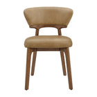 Modway Daphne Vegan Leather Dining Chairs Set of 2