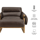 Modway Sorelle Vegan Leather Sling Lounge Chair