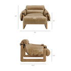 Modway Sorelle Vegan Leather Sling Lounge Chair