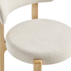 Modway Marsha Upholstered Fabric Dining Chairs Set of 2