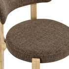 Modway Marsha Upholstered Fabric Dining Chairs Set of 2