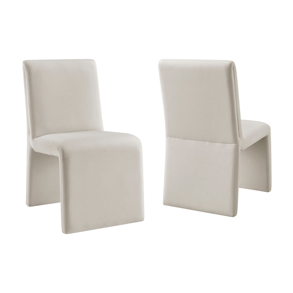 Modway Emory Performance Velvet Dining Side Chair Set of 2