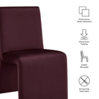Modway Emory Performance Velvet Dining Side Chair Set of 2