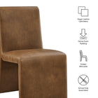 Modway Emory Vegan Leather Dining Side Chair Set of 2
