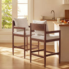 Modway Remington Wood Counter Stool Set of 2