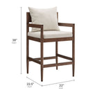 Modway Remington Wood Counter Stool Set of 2