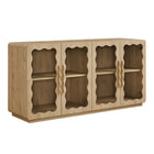 Modway Rory 62 Inch Four-Door Scalloped Glass Sideboard