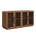Modway Rory 62 Inch Four-Door Scalloped Glass Sideboard