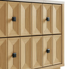 Modway Mabry 23 Inch Geometric Faceted Two Drawer Nightstand