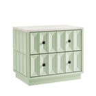 Modway Mabry 23 Inch Geometric Faceted Two Drawer Nightstand