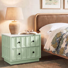 Modway Mabry 23 Inch Geometric Faceted Two Drawer Nightstand
