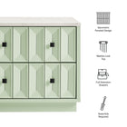 Modway Mabry 23 Inch Geometric Faceted Two Drawer Nightstand