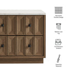 Modway Mabry 23 Inch Geometric Faceted Two Drawer Nightstand