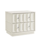 Modway Mabry 23 Inch Geometric Faceted Two Drawer Nightstand