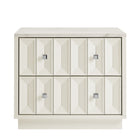 Modway Mabry 23 Inch Geometric Faceted Two Drawer Nightstand