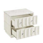 Modway Mabry 23 Inch Geometric Faceted Two Drawer Nightstand