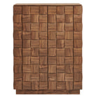 Modway Duskin 39 Inch Geometric Block Design Tall Storage Cabinet