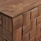 Modway Duskin 39 Inch Geometric Block Design Tall Storage Cabinet