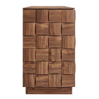 Modway Duskin 68 Inch Geometric Block Design Four Door Sideboard