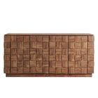 Modway Duskin 68 Inch Geometric Block Design Four Door Sideboard