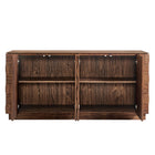 Modway Duskin 68 Inch Geometric Block Design Four Door Sideboard