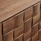 Modway Duskin 68 Inch Geometric Block Design Four Door Sideboard